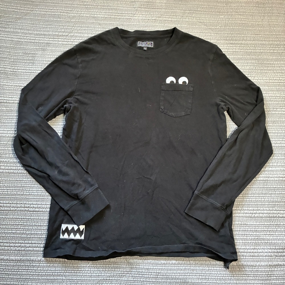 Guess x J Balvin Vibras International Tour Long Sleeve Pocket T-Shirt Black S